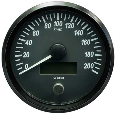 VDO SingleViu Speedometer 200kmh